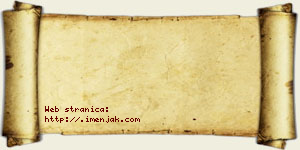 Tamara Joksić vizit kartica